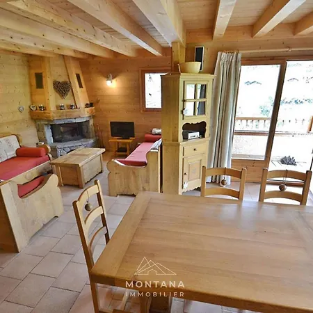 Triplex 8 Pers. En Traditionnel, Pied Des Pistes, Terrasse, Balcon, Parking - Fr-1-458-164 * Le Grand-Bornand